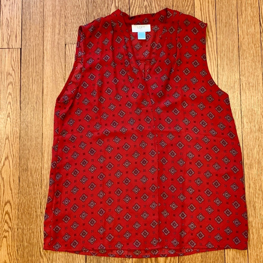 LOFT Outlet Sleeveless Blouse